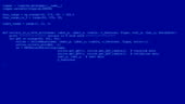 3d Hacking Code Data Flow Stream On Blue Screen With Typing Coding ...