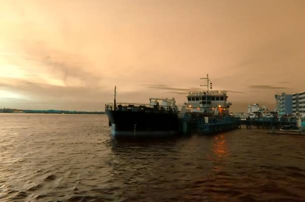 istock Dredger Ship Docked In Ocean City 1156527164