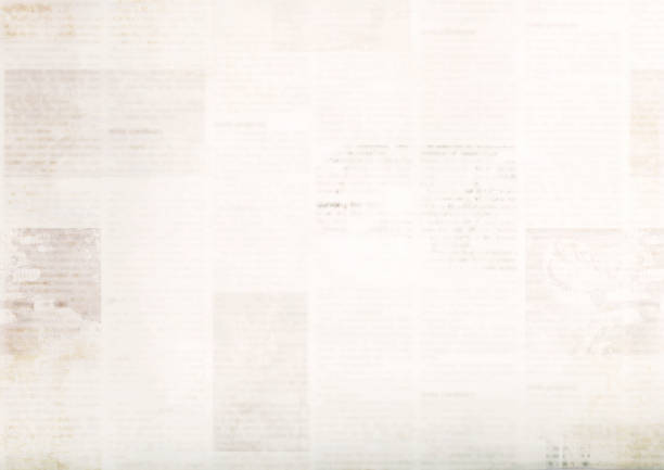 istock Vintage grunge newspaper paper texture background. Blurred old newspaper background. 1156527700