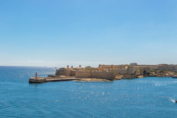 istock Ancient fortifications of Valletta, grand harbour Malta 1156528468