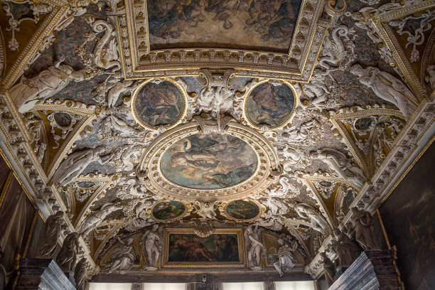 istock Venice. Doge's Palace, ceiling in the Atrium 1156529854
