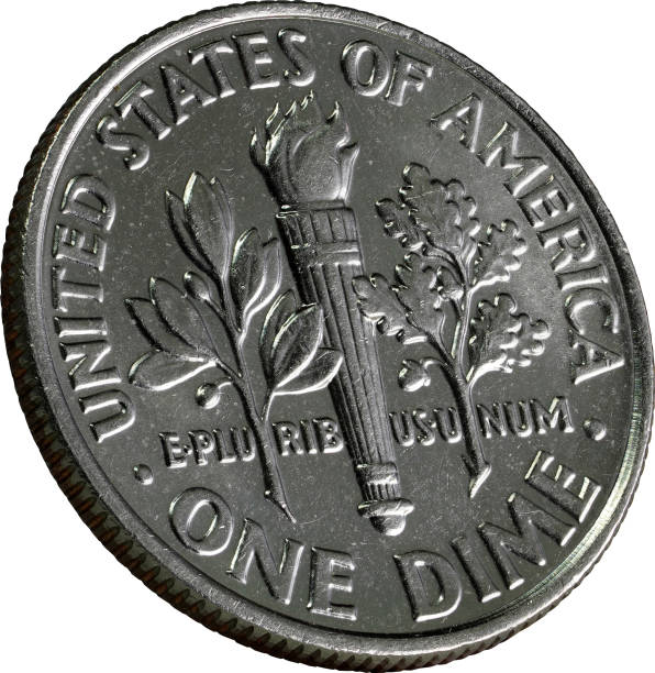 istock US one dime coin (ten cents), American Dime 1156531349