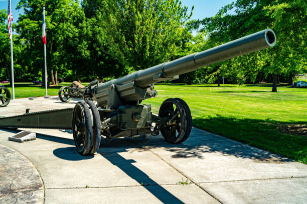 istock Vintage 155mm artillery field gun 1156532650