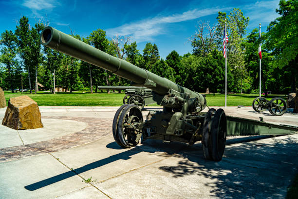 istock Vintage 155mm artillery field gun 1156532675
