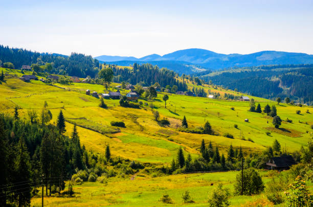 istock Beautiful summer landscape wint mountains 1156535124