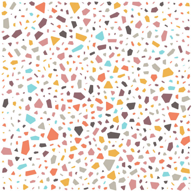 kolorowy wzór wektora tekstury granitu - color swatch architecture wallpaper pattern marble stock illustrations