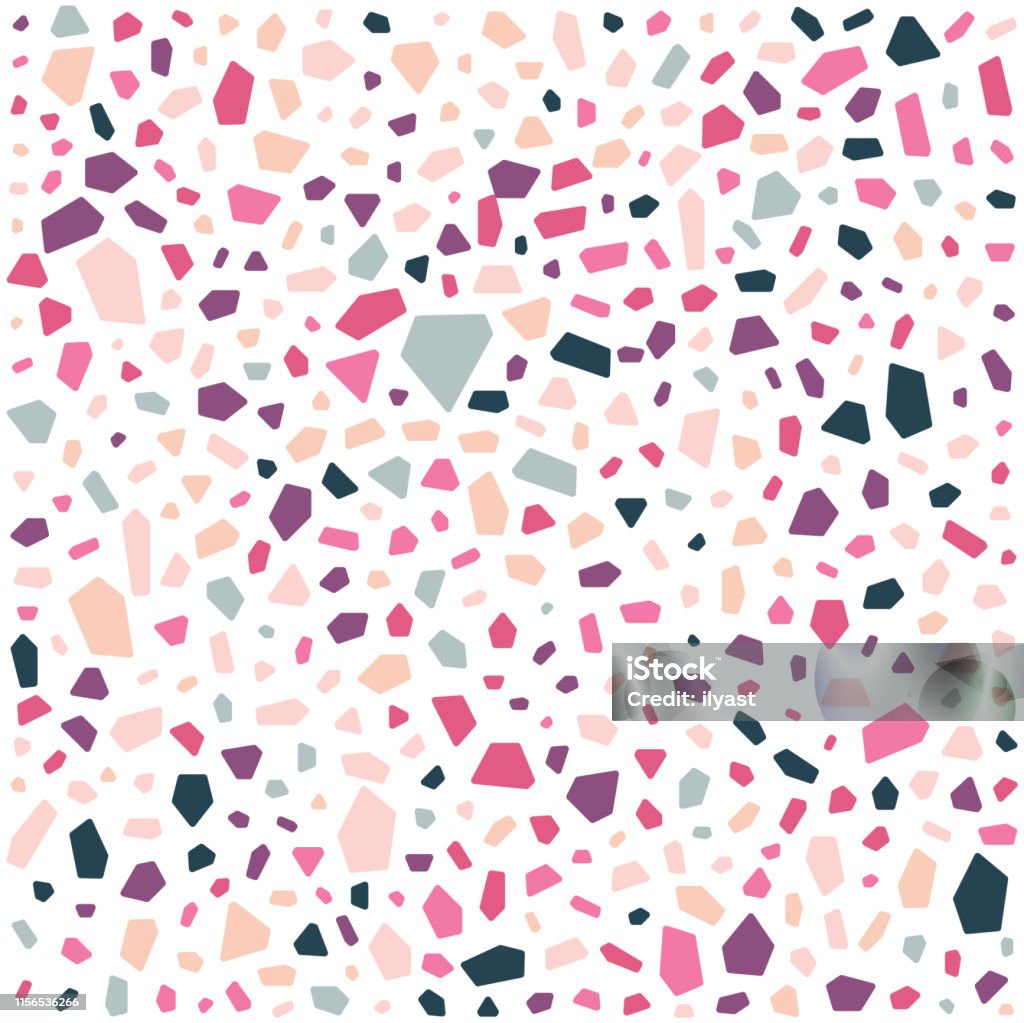 Colored Granite Pattern Colorful Granite Texture Vector Pattern Stock Illustration - Download ...