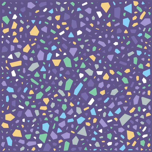 kolorowy wzór wektora powierzchni granitu - color swatch architecture wallpaper pattern marble stock illustrations