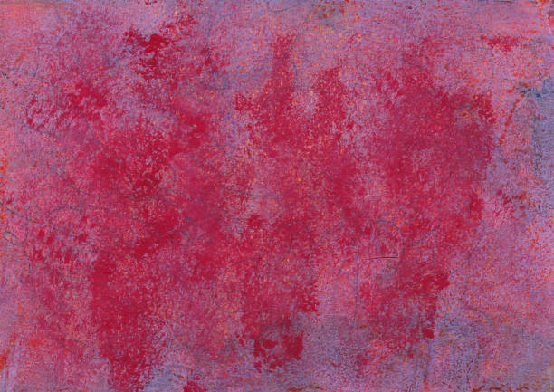 istock Multi colored bright pink and red hand painted background 1156544243