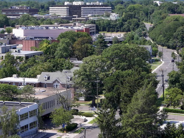 istock Stamford Aerial View 1156548132
