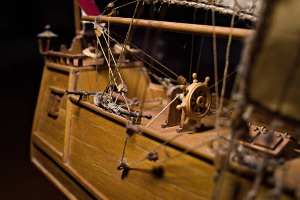 istock modeling: English brig - wooden sailing ship 1156548619