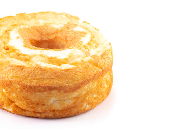 istock Angel Food Cake Isolated on a White Background 1156549377