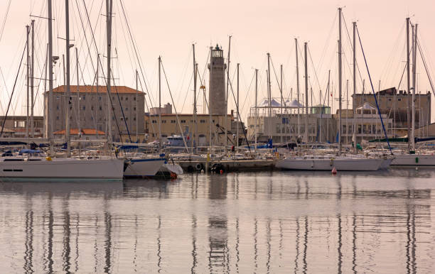 istock Sacchetta Marina in Trieste and Former Lighthouse 1156550132