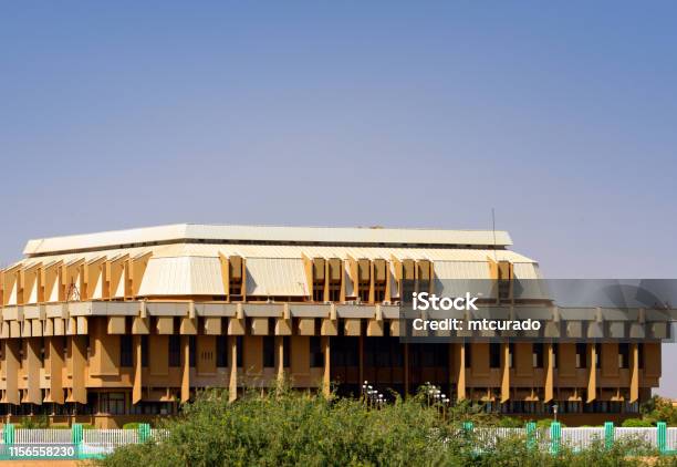 Sudanese Parliament Building The National Assembly Of Sudan Khartoum Sudan Stock Photo - Download Image Now