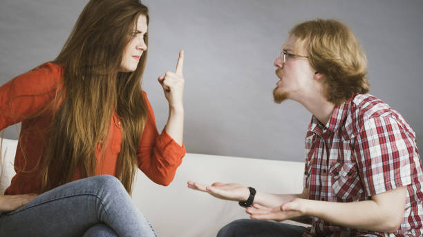 istock Man and woman having fight 1156559904