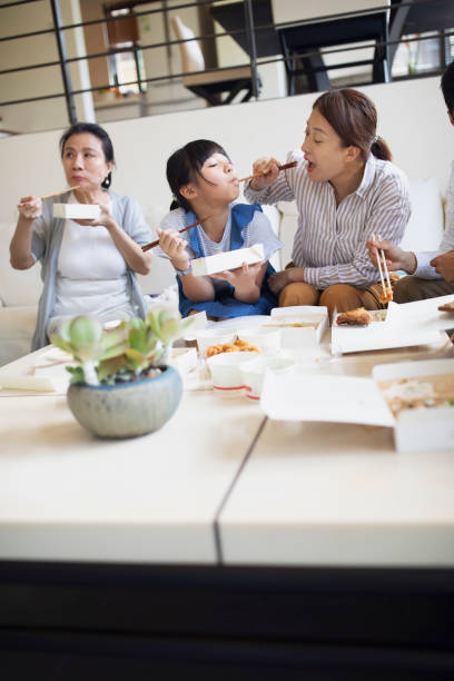 istock Family dining at the table 1156563895