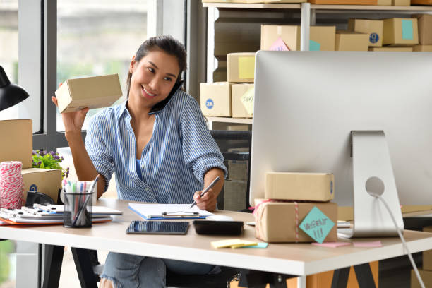 istock Young Asian woman entrepreneur 1156570105