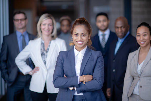 istock Smiling Businesspeople 1156572868
