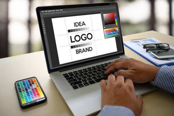 istock Creative Designer Graphic at work. , Illustrator Graphic designer working digital tablet and computer Color swatch samples 1156576889