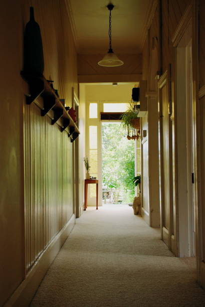 istock Corridor in Old Villa Style House 1156582224