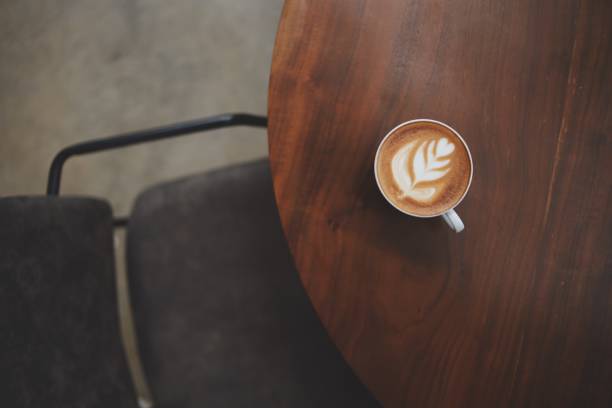 istock Coffee latte art in cafe 1156585531