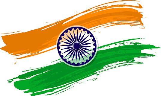 indian flag independence day conceptual symbol
