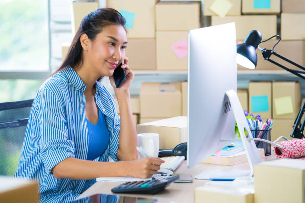 istock Young Asian woman entrepreneur 1156638637