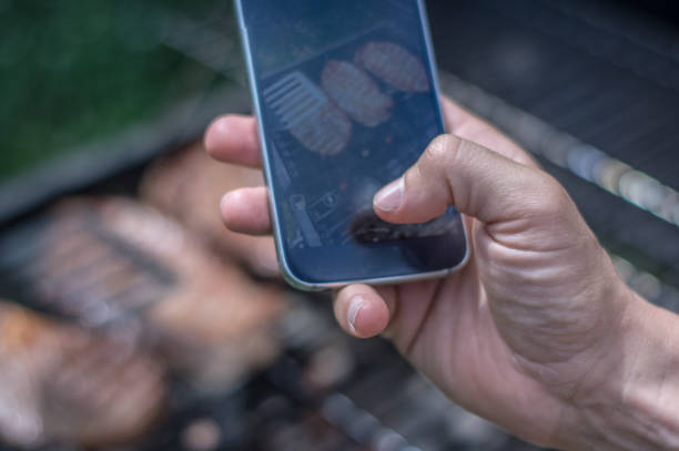 istock Photographing steak on Barbecue 1156642491
