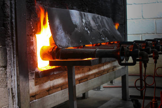 istock forged fire for oven burning,  Porcelain ceramics. 1156642702