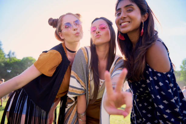 istock Three girls spending great time outdoors 1156645636