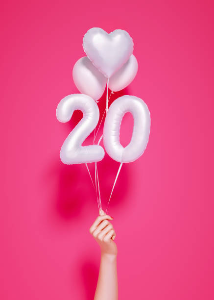 istock 20 years old. Number 20th anniversary, happy birthday congratulations. 1156647871