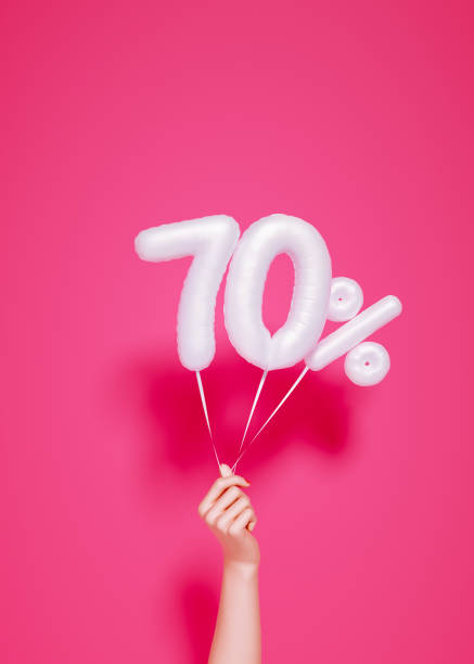 istock 70 % sale banner white balloons 1156647906