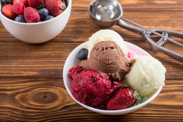 istock Mix of ice cream ball 1156656106