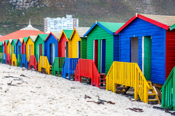 istock Muizenberg Beach houses Cape Town 1156658707