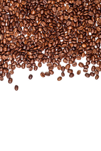кофейные бобы - roasted macro freshness vertical стоковые фото и изображения