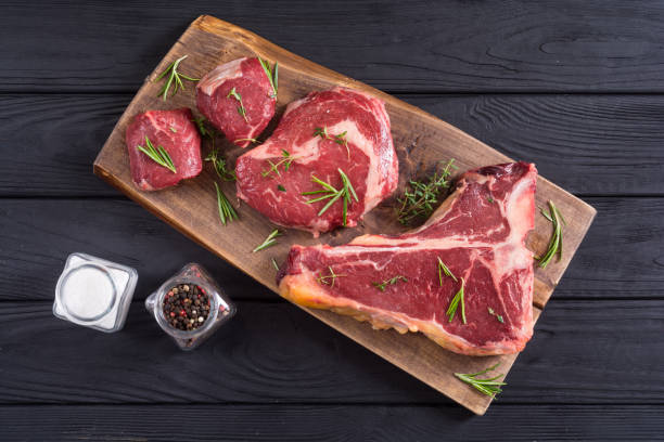 istock Variety of raw beef meat steak 1156662152