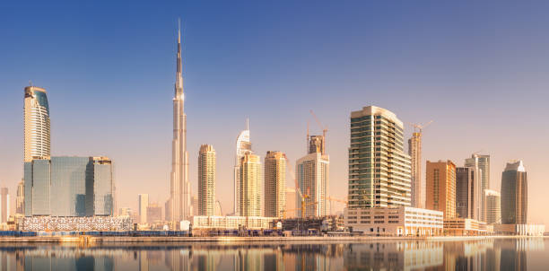 istock Panoramic view of Dubai Business bay, UAE 1156663416