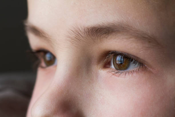 istock Close up macro of child boy eyes 1156667054