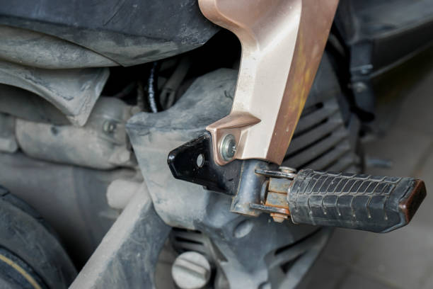 istock close up old motorcycle pedal 1156667145