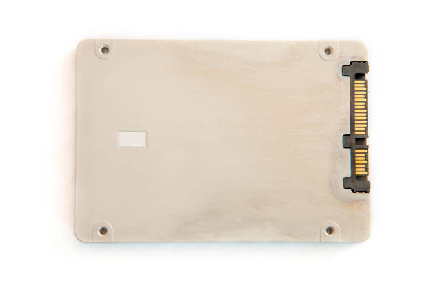 istock Ssd disc isolated on the white background, spare parts for the computer, component parts. 1156669658
