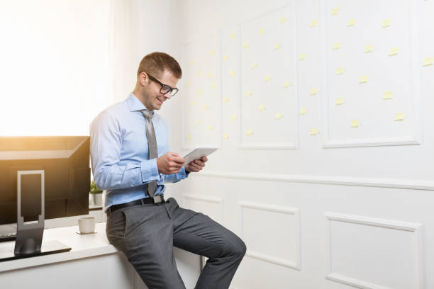 istock Successful businessman working in his office 1156672551