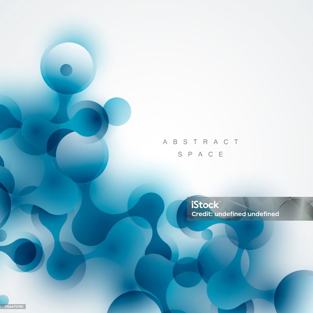 Abstract Connection Structure And Vector Science Background Stock ...