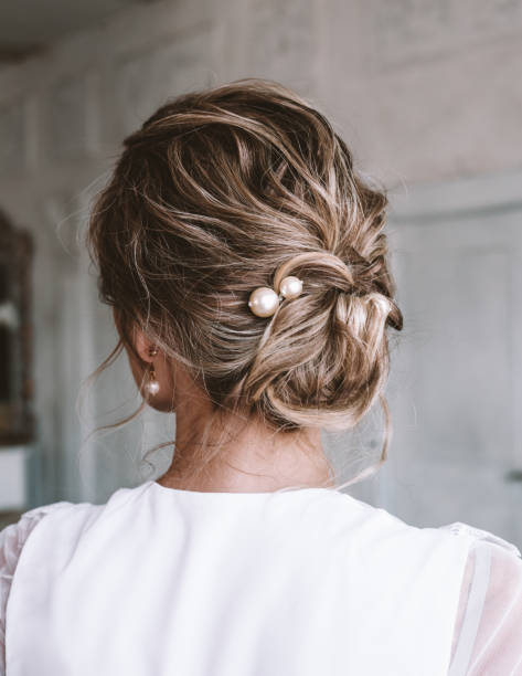 Wedding Hairstyle Topknot Hair Bun Stock Photo - Download Image Now - Hairstyle, Hair Bun, Wedding - iStock Wedding Hairstyle Topknot Hair Bun Stock Photo - Download Image Now - Hairstyle, Hair Bun, Wedding - iStock