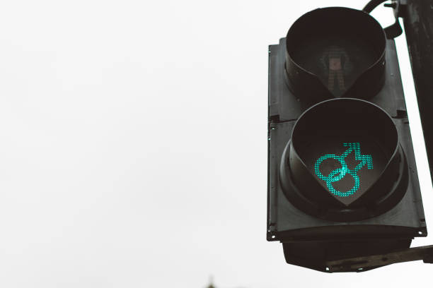 istock Grenn light for Gender neutrality on traffic light - Male 1156696940