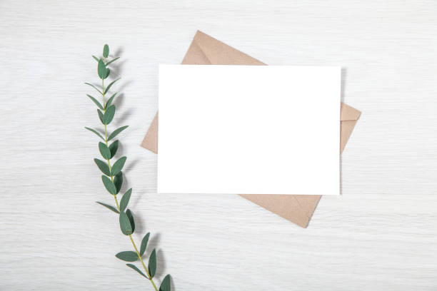 istock Wedding Invitation Mockup, Styled Eucalyptus Mockup, Minimalist Wedding Invitation Template 1156701037