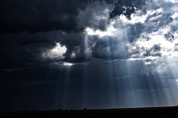 Deep within Dark Drakensberg Mountains, KwaZulu Natal Region, South Africa, just before a storm.