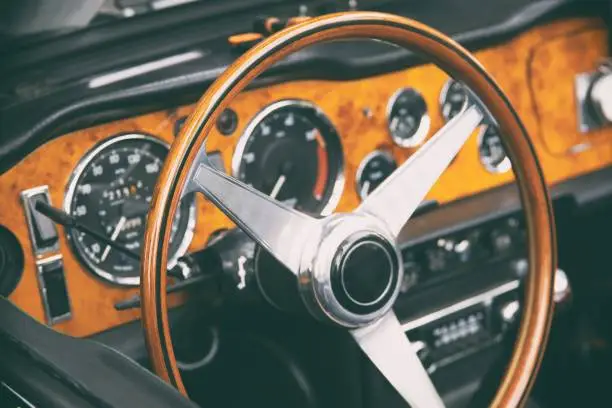 Oldtimer steering wheel