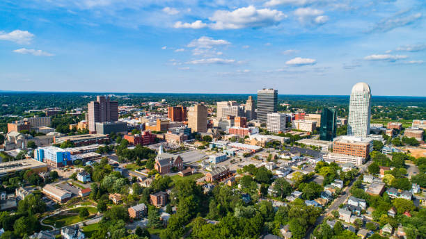 istock Winston-Salem, North Carolina Skyline Aerial 1156706296