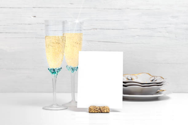 istock Wedding Menu Card,Minimalist Menu Template, Info Card Design 1156707424