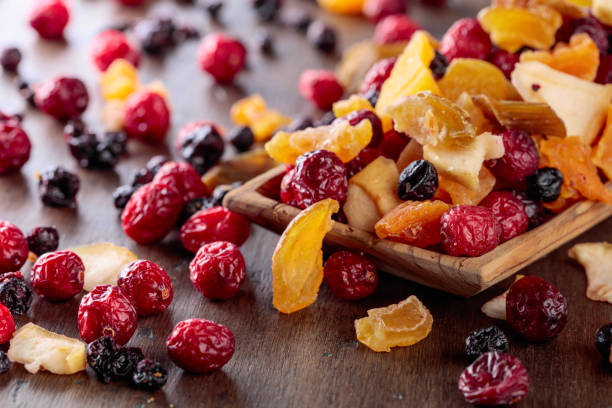 istock Dried fruits and berries. 1156708962